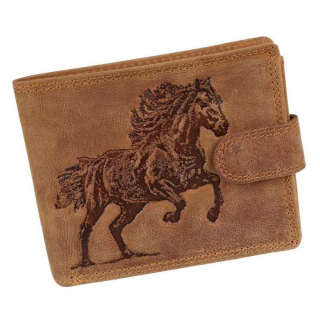 Pánska peňaženka-dokladovka KÔŇ koža, 2 pracky