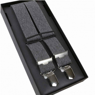 Pánske traky LLOYD Exclusive šedý melír 120 cn