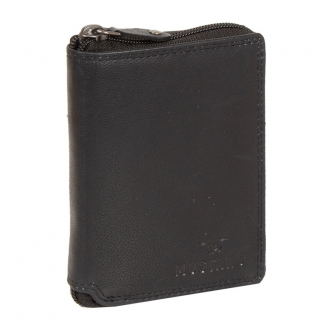 MUSTANG | Pánska kožená RFID peňaženka so zipsom