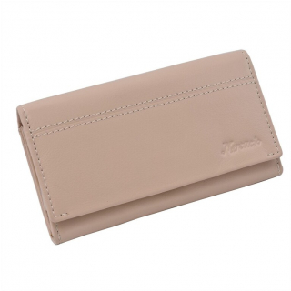 Dámska peňaženka z nappa kože pre 15 kariet, béžová