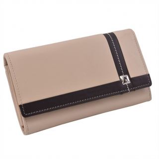 Béžová dámska peňaženka z NAPPA kože MERCUCIO 15xkarty