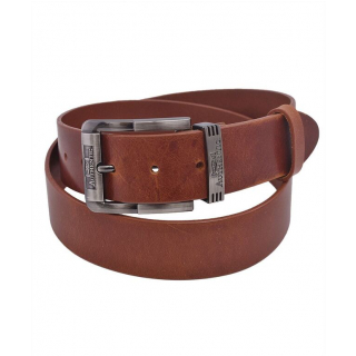 Koňakovo-hnedý pánsky opasok AUTHENTIC 3,8 cm