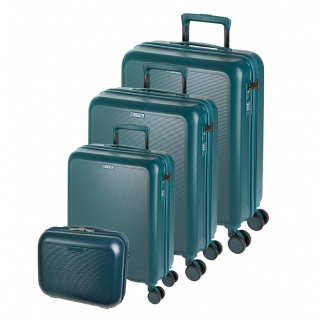 Cestovné kufre s TSA zámkom, ABS plast, sada 4-dielna