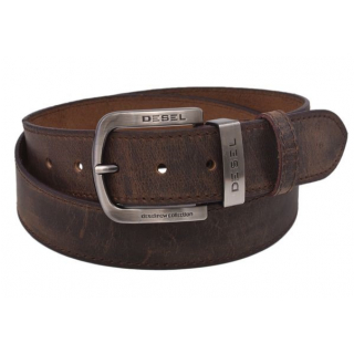 Opasok džínsový DESEL brúsená koža hunter 