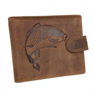 Kožená peňaženka so zapínaním RYBA 