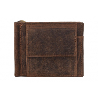 Dolárovka kožená s mincovníkom a sponou MERCUCIO