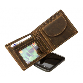 RFID Peňaženka z brúsenej kože GreenBurry Vintage 1796-25