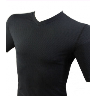 Pánske tričko s krátkym rukávom FAVAB NYLO čierno-šedé