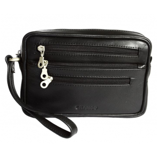 BRANCO Etue kožená čierna 402-60