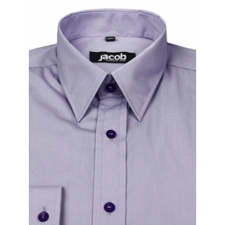 Fialová košeľa SLIM FIT vypasovaná JACOB 10253