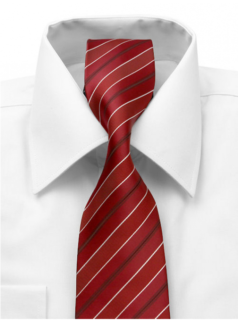 Vínovo-bordová kravata (mikrovlákno) - All4Men.sk