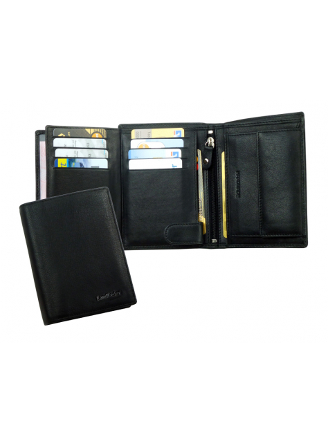 Čierna pánska kožená peňaženka LandLeder 104-20 - All4Men.sk