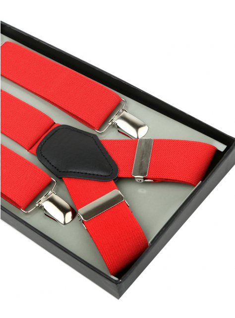 Pánske traky červené 50860 - All4Men.sk