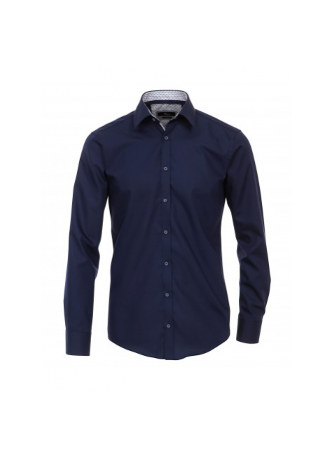 Modrá biznis košeľa VENTI (super slim) 800-100 - All4Men.sk