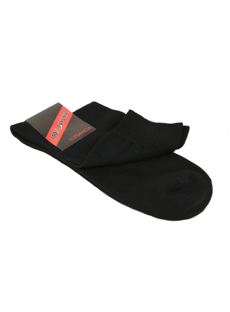 Pánske ponožky čierne hladké 100% BA ZAPO CZ - All4Men.sk