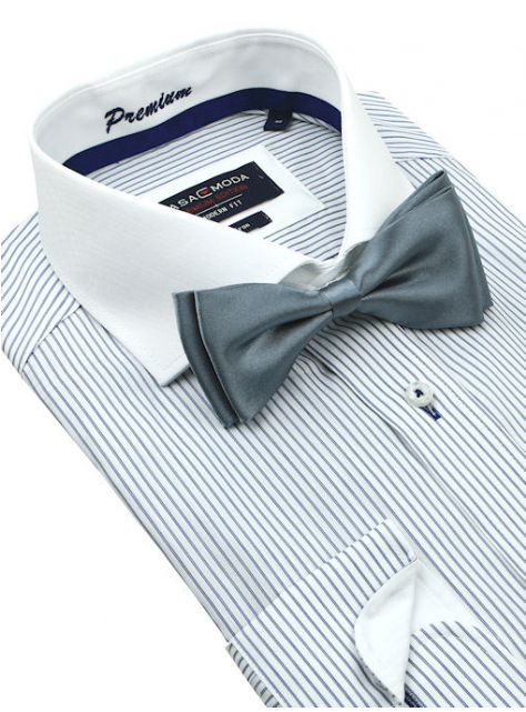 Luxusná košeľa s bielym golierom CASAMODA non-iron - All4Men.sk