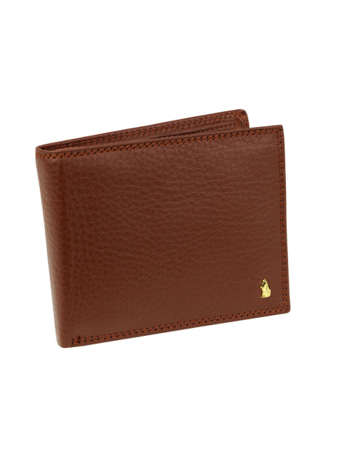 Pánska kožená peňaženka s francúzskym mincovníkom hnedá - All4Men.sk