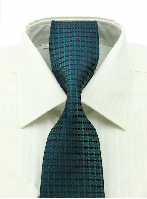 Zelená kravata s modrým odleskom 4000-49A - All4Men.sk