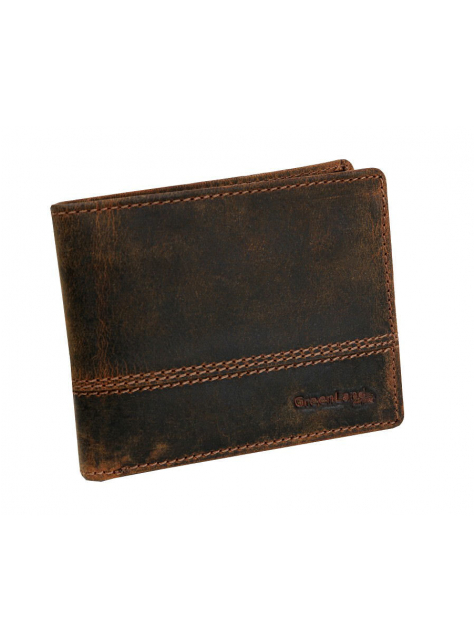 Pánska hnedá peňaženka s RFID | GreenLand NATURE 2555-25 - All4Men.sk
