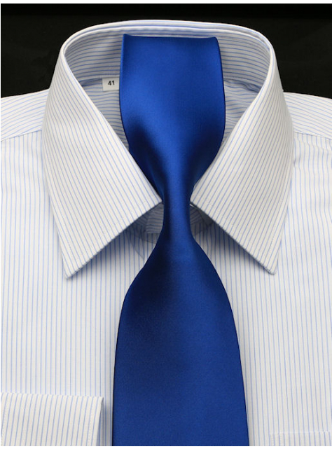 Modrá parížska kravata (7 cm) - All4Men.sk