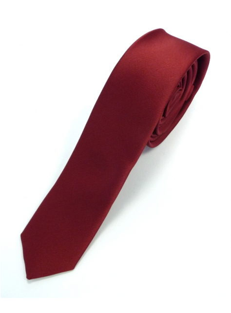 Bordová slim kravata 4001-18 - All4Men.sk