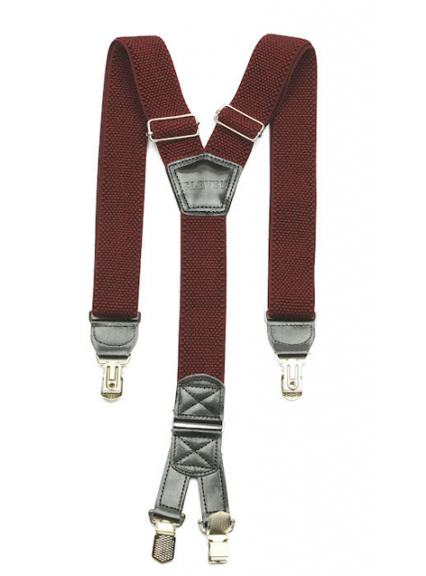 Traky športové unisex bordové 3,8 cm 40071 - All4Men.sk