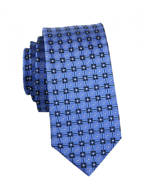 Biznis štýl | Modrá hodvábna kravata CASAMODA - All4Men.sk
