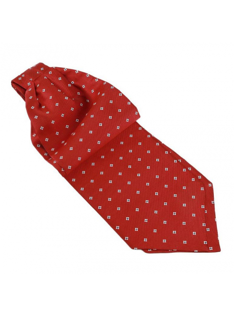 Pánsky hodvábny kravatový šál červeno-vínový - All4Men.sk