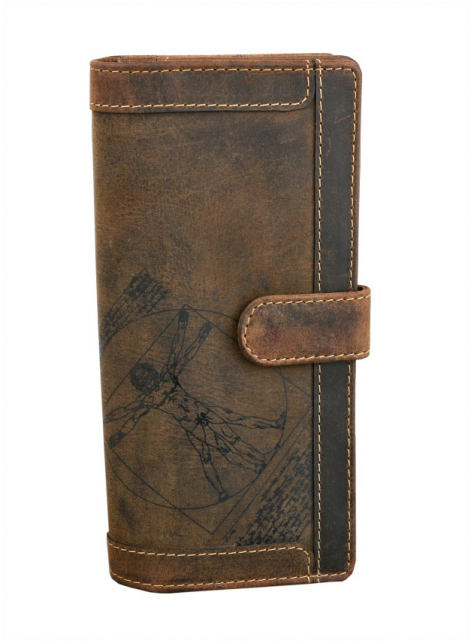 Dámska peňaženka s prackou Leonardo da Vinci Vintage - All4Men.sk