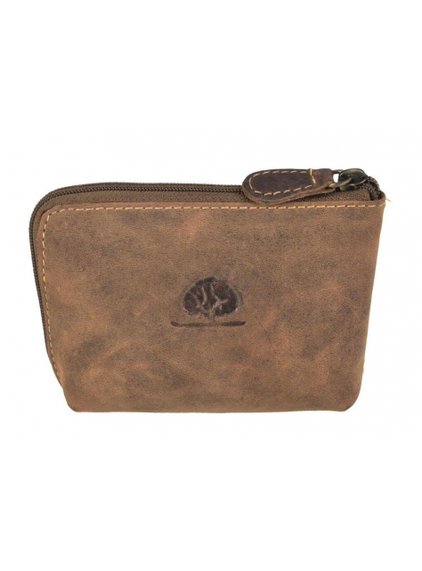 Kožená vintage kľúčenka GreenBurry s retiazkami - All4Men.sk