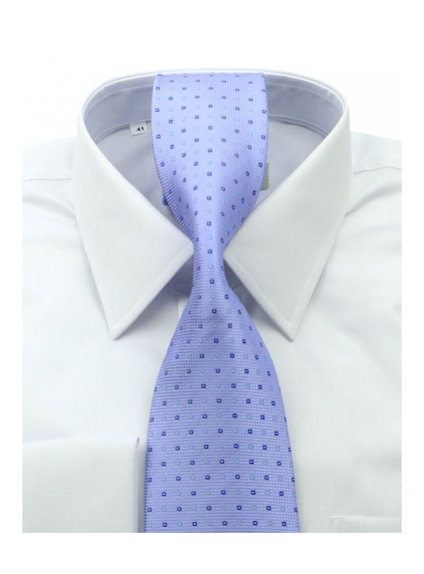 Modro-fialová kravata so štvročekmi 4000-106 - All4Men.sk