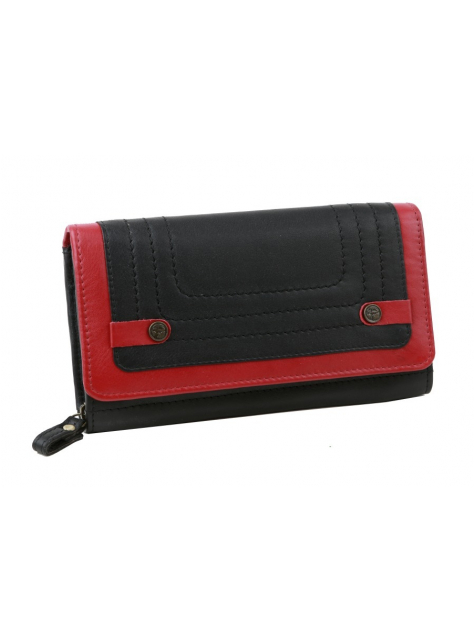 Dámska listová čierna peňaženka MERCUCIO 2511466 BL/R - All4Men.sk