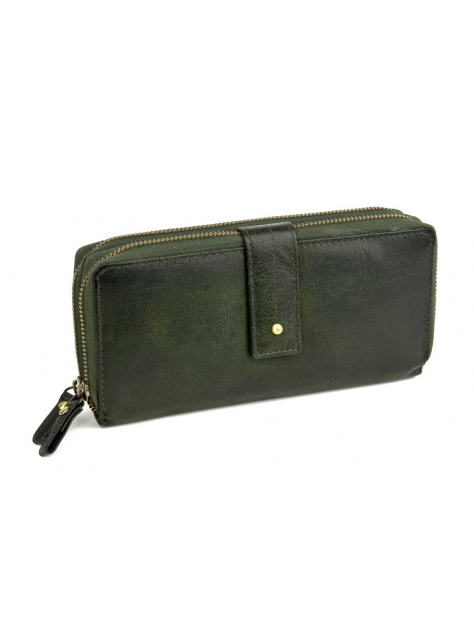 Dámska trojdielna peňaženka so zipsom BRANCO zelená - All4Men.sk