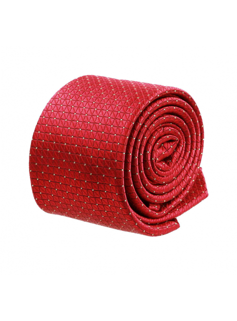 Červená slim kravata 6 cm - All4Men.sk