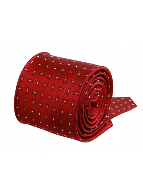 Červeno-vínová biznis kravata V.I.P 1000-61B - All4Men.sk