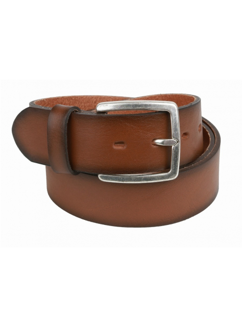 Kožený pánsky opasok hnedý LLOYD BELT 1015 pevná dĺžka - All4Men.sk