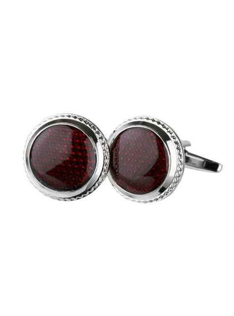 Manžetové gombíky červené 001-134 - All4Men.sk