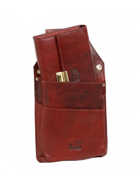 Púzdro na čašnícku peňaženku BRANCO 79437-BOR bordová - All4Men.sk