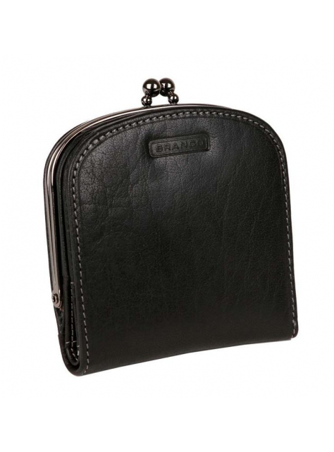 Elegantná čierna kožená peňaženka BRANCO stredný typ - All4Men.sk