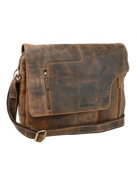 Kožená taška na rameno XL GreenBurry, 1694-25 - All4Men.sk