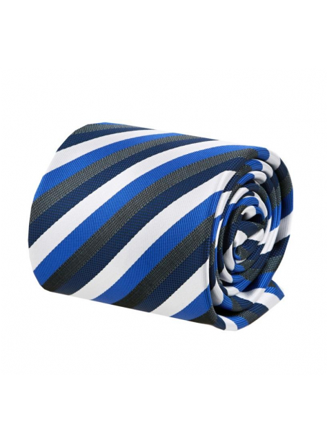 Modrá pánska kravata s prúžkami ORSI 3000-1725 - All4Men.sk