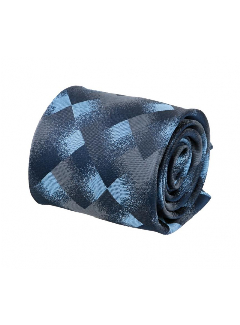 Modro- šedá kravata pánska ORSI 3000-1721B - All4Men.sk