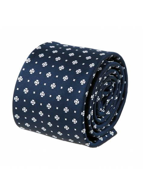 Tmavo- modrá pánska slim kravata ORSI 4000-135 - All4Men.sk