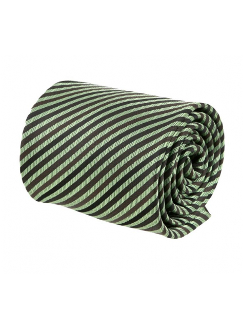 Prúžkovaná zelená kravata ORSI 4000-136 - All4Men.sk