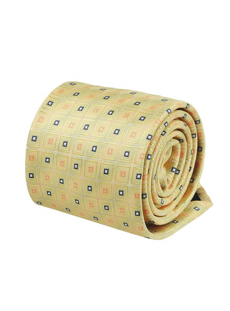 Žlto- zlatá pánska kravata ORSI 3000-1728 - All4Men.sk