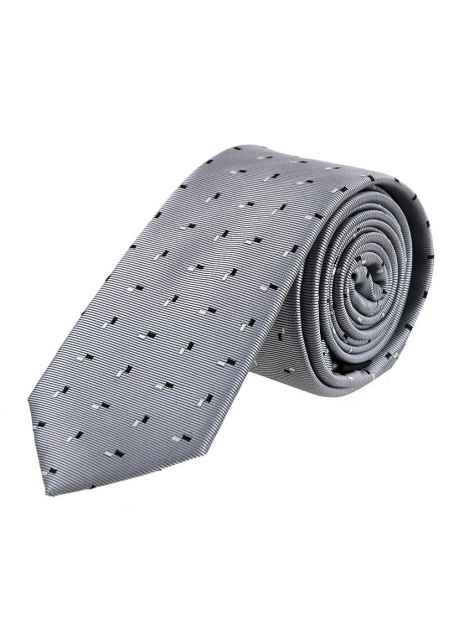Šedá slim pánska kravata ORSI 4000-140A - All4Men.sk
