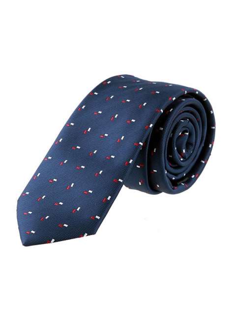 Modrá slim pánska kravata ORSI 4000-140C - All4Men.sk