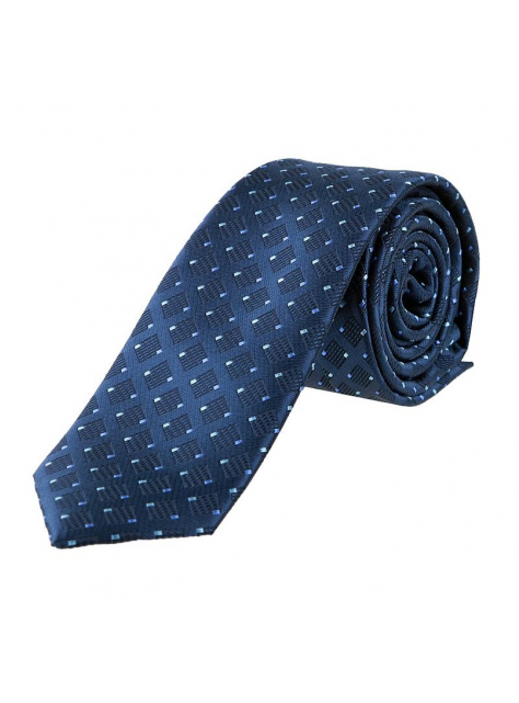 Slim pánska kravata modrá GOLDENLAND 20163-BLU4 - All4Men.sk