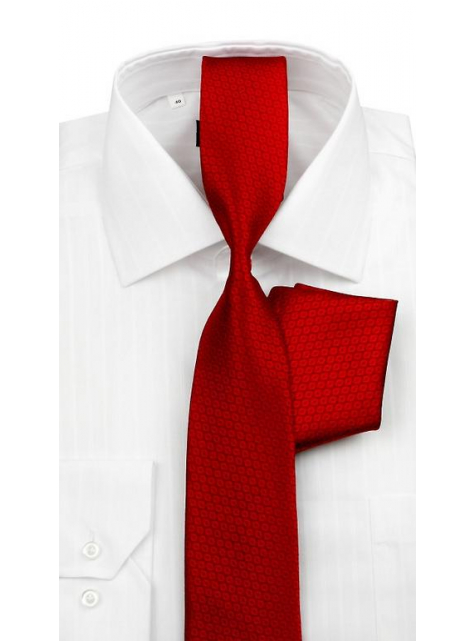 Set- kravata a vreckovka červená ORSI 3000-2733 - All4Men.sk
