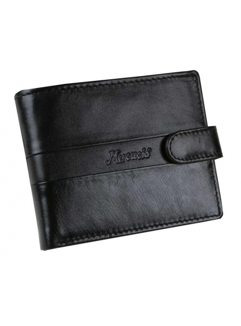 Kožená peňaženka pre 3 karty MERCUCIO čierna 3311418 - All4Men.sk